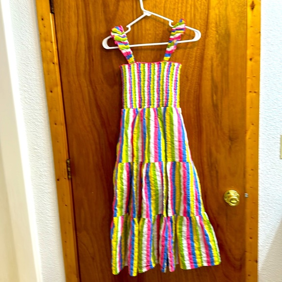 Multi-Colored Girls Sun Dress. - Picture 2 of 2